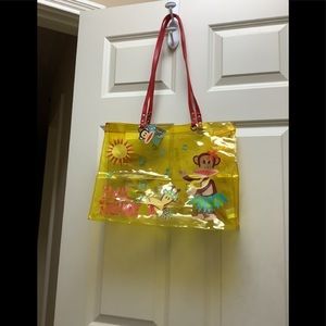 Paul Frank 2003 Hawaiian new yellow tote bag